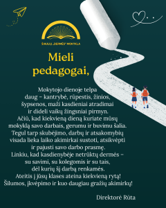 R. Lanauskienės sveikinimas